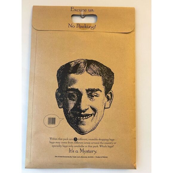 Trader Joe's Limited Edition Mystery Pack reusable regional bags - Picture 2 of 5